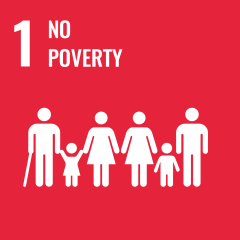 UN SDG - No Poverty Icon